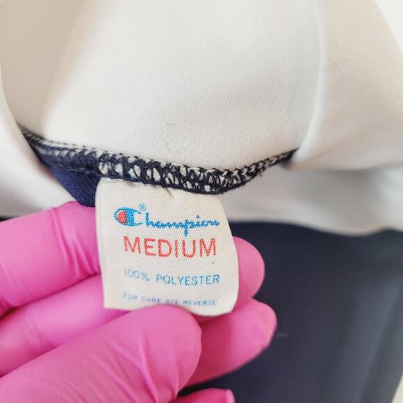 VTG 70s Champion Track Jacket Mens Small / Womens M USA Made - Picture 3 of 4